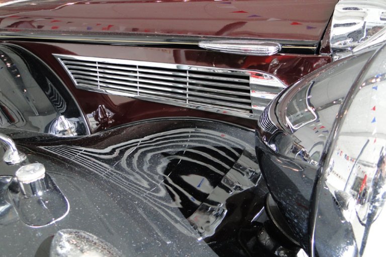 I'd like to be....... Close up of classic car