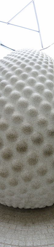 the seed sculpture at the eden project