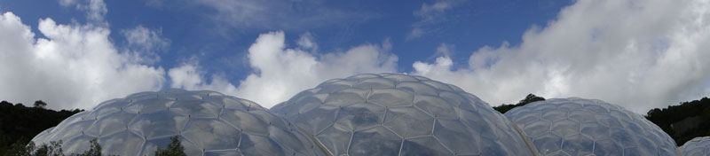 the domes at the eden project