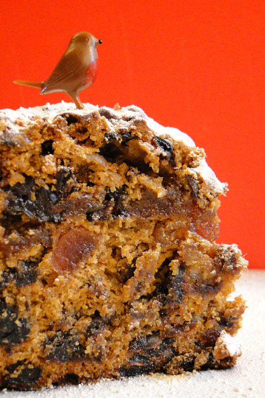 Christmas fruit cake (egg and dairy free)